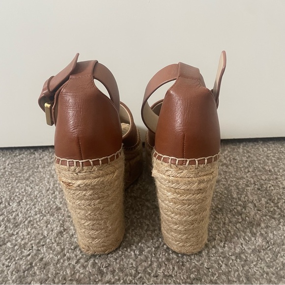 Marc Fisher Tan Alita Wedges - Picture 5 of 6